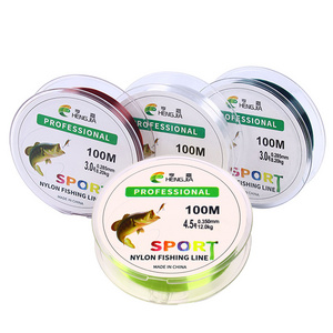 Nylon Fishing Line 100m  Super Strong Green Color Line for Fishing