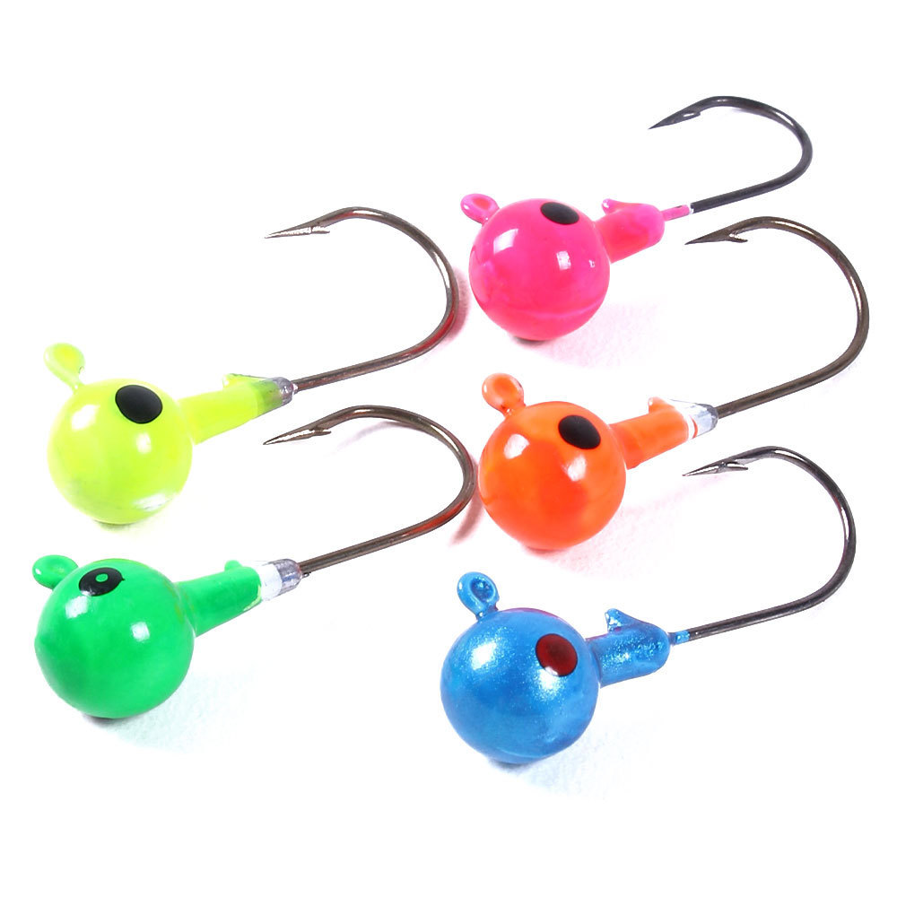 Sinking Fishing Lures 7G Big eyes jig lead round head fishing lure jigs hooks