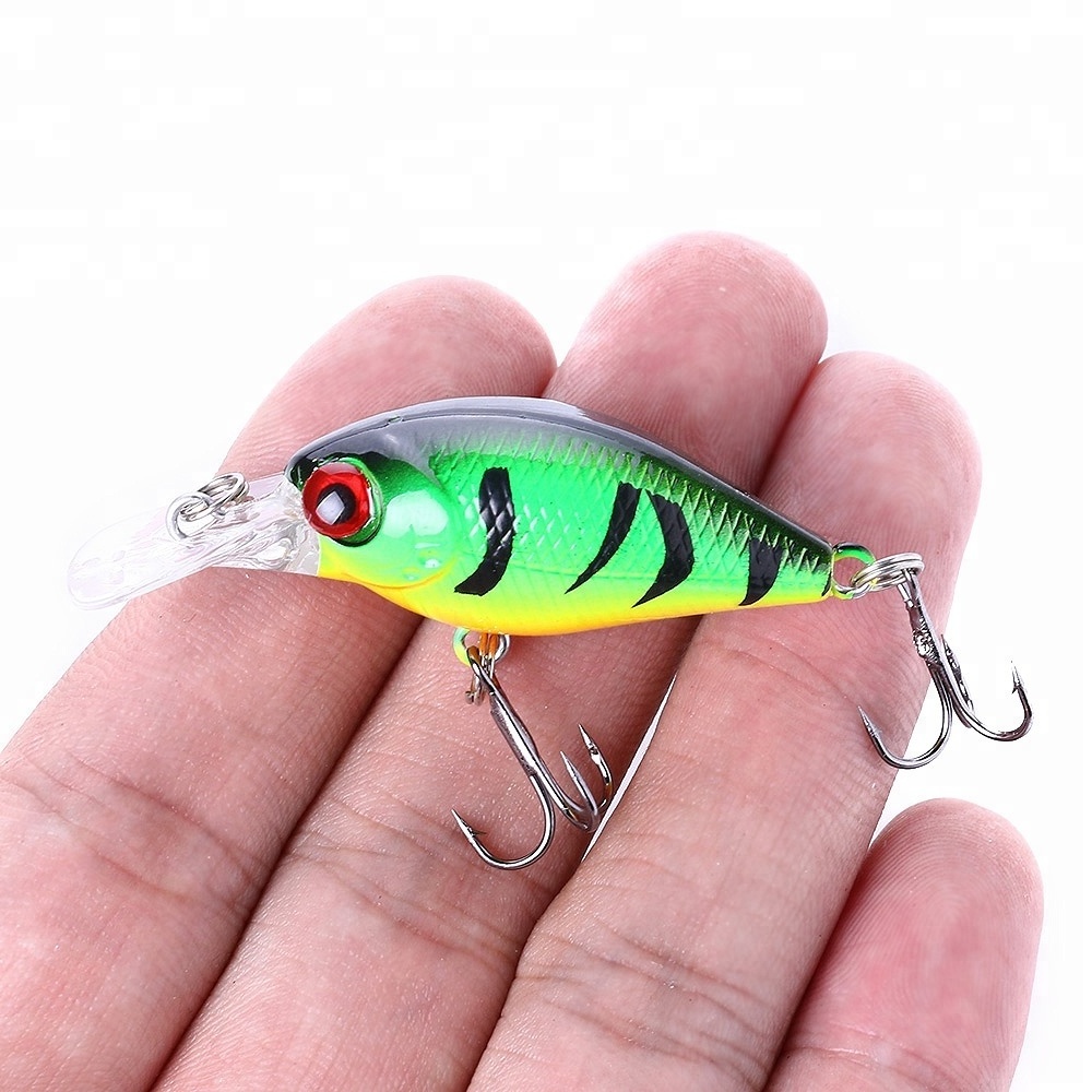 Hengjia fishing lures crankbait 5cm 4.4g floating bass hard plastic baits