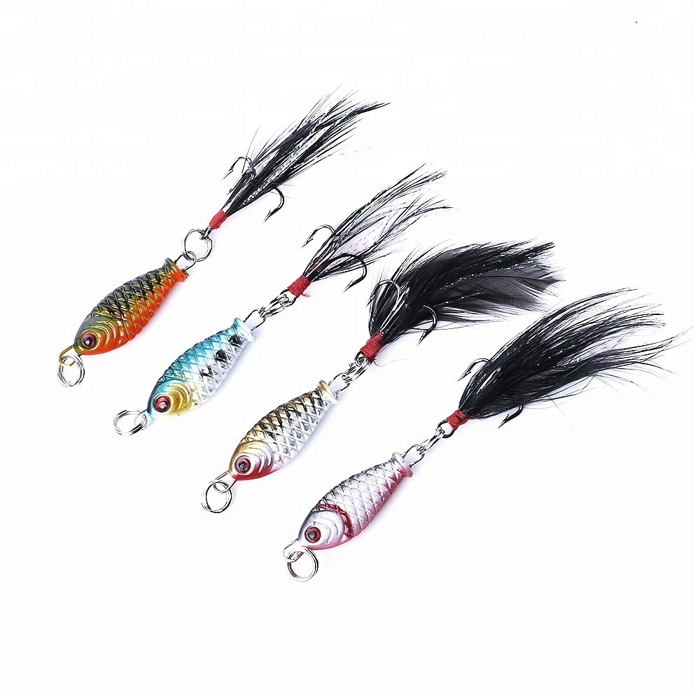 Hengjia Metal Jig fishing flies Lead Fishing Lure Hard Bait