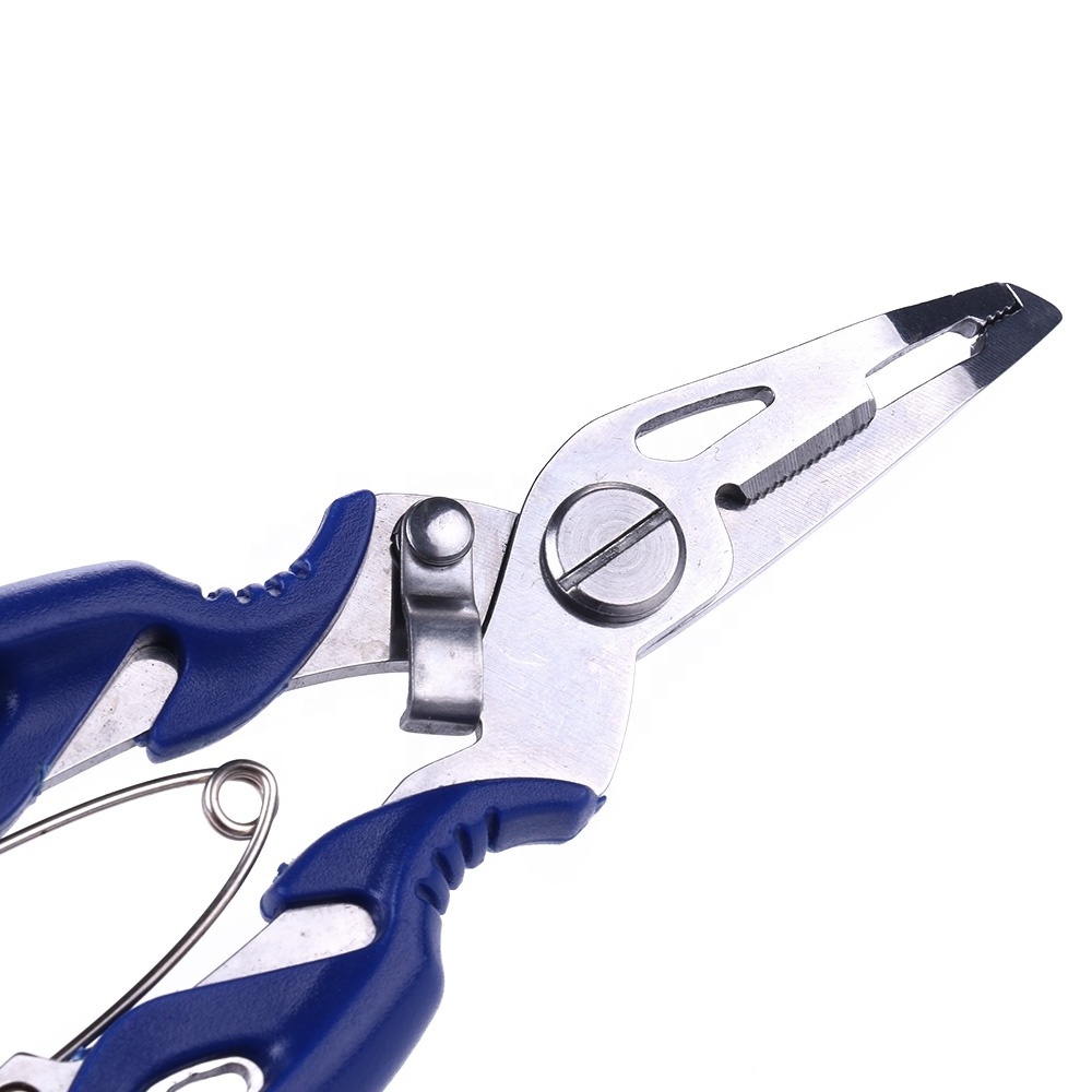 Hengjia Stainless steel curved fishing pliers 3 colors 60g Multifunctional lure clamp