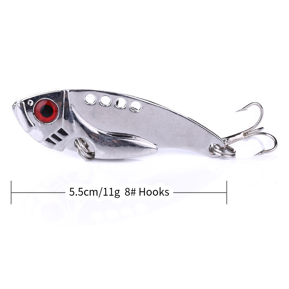 High Quality 5pcs/box Vib Bait Fishing Lure Blank Metal Jig Vib Hard Bait Lure Body Bass Peasa Fishing Accessories Tackle