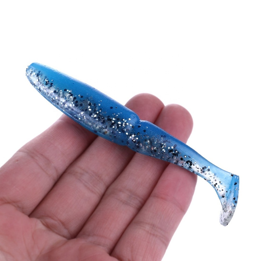 Hengjia hot fishing bait 10cm 9.7g bass worm soft lures