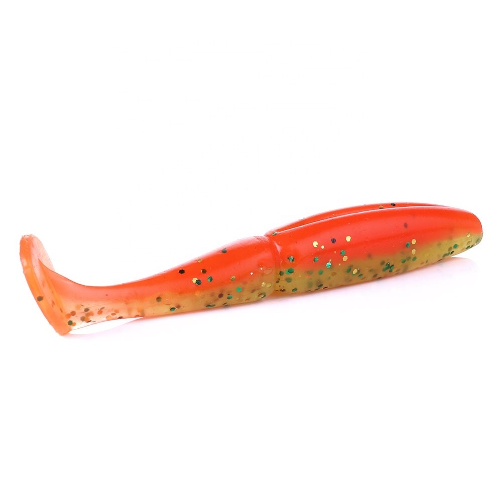 Hengjia hot fishing bait 10cm 9.7g bass worm soft lures