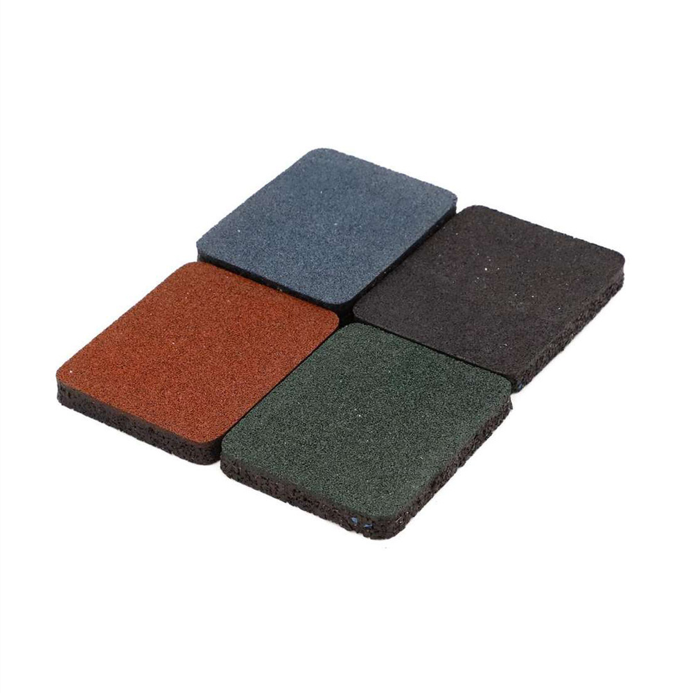 Residential outdoor rubber brick shooting range wall shock absorbing material anti-penetration 2.5 cm pad