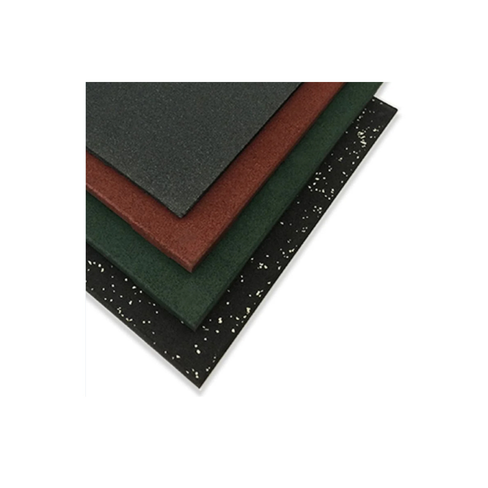 Environmentally safe cushion appearance level high area elastic shock-absorbing rubber floor tile