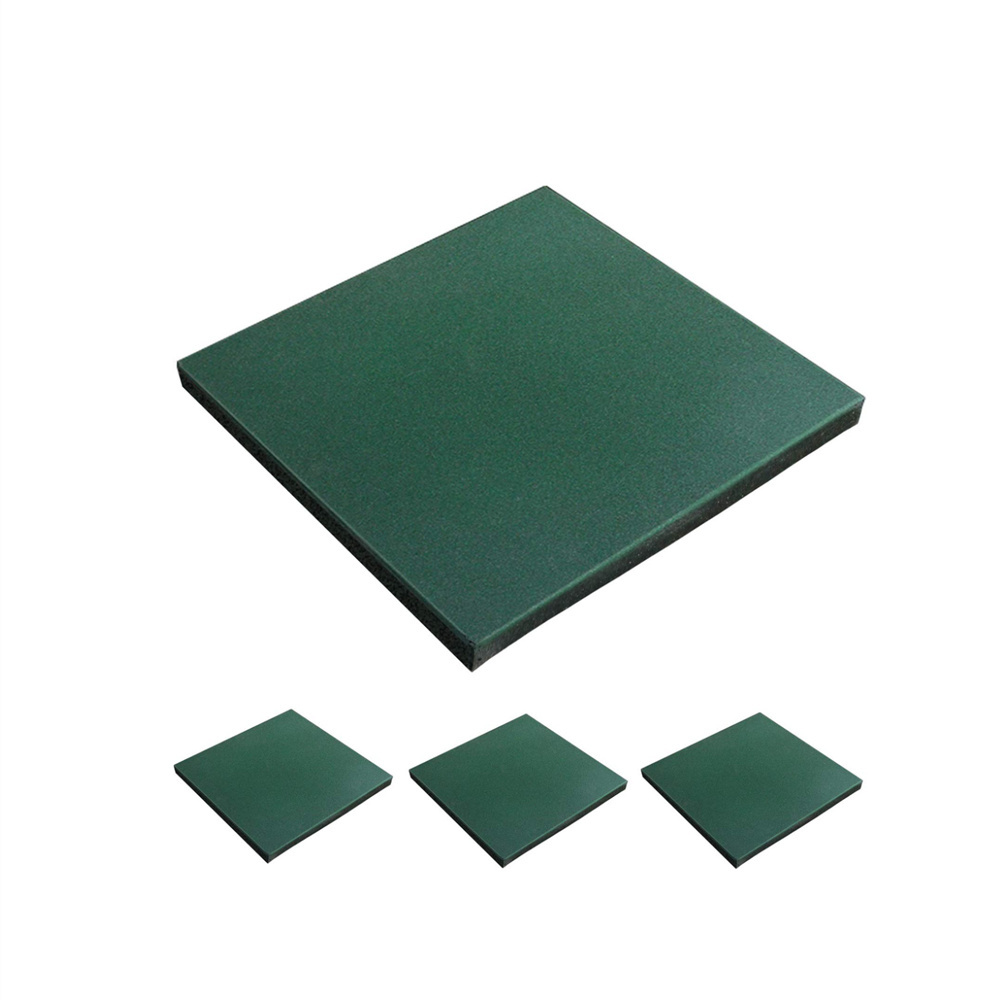 Residential outdoor rubber brick shooting range wall shock absorbing material anti-penetration 2.5 cm pad