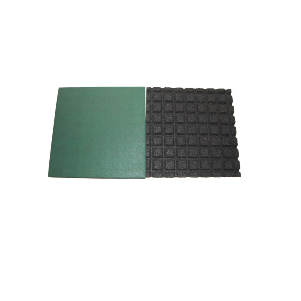 Environmentally safe cushion appearance level high area elastic shock-absorbing rubber floor tile