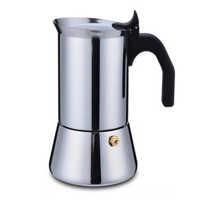 High quality stainless steel stove top moka coffee pot espresso coffee maker