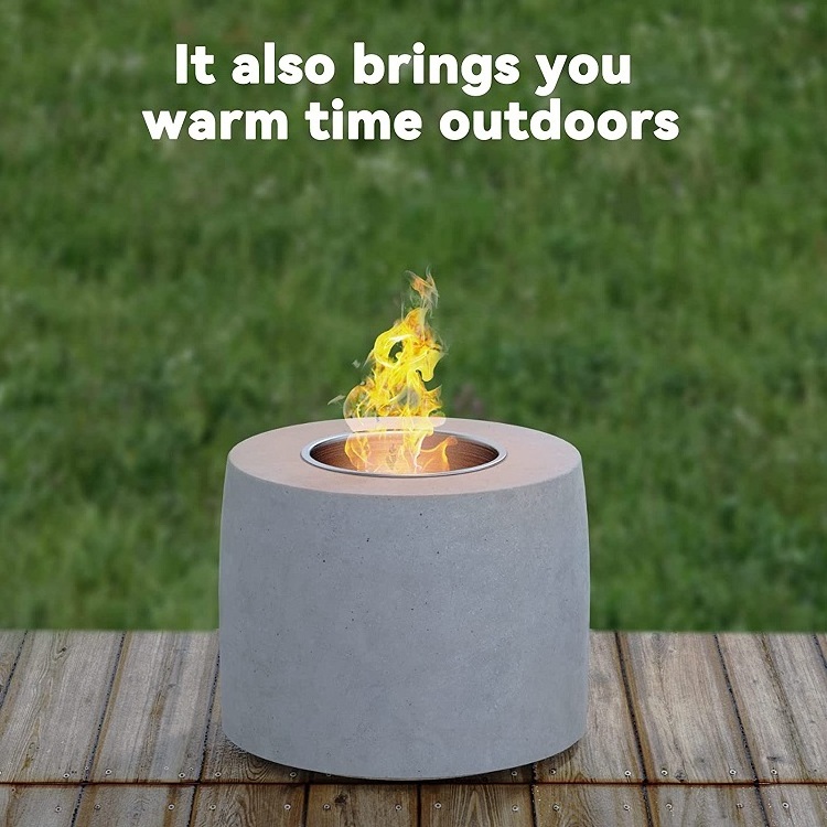 Patio tabletop fire pit smokeless indoor fir pite mini bbq firepit table outdoor garden small round tabletop fire pit