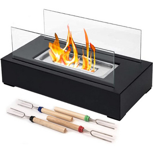 Tischkamin portable fireplace Bio fuel burner heater ethanol fireplaces indoor table top firepit Smokeless outdoor mini fire pit