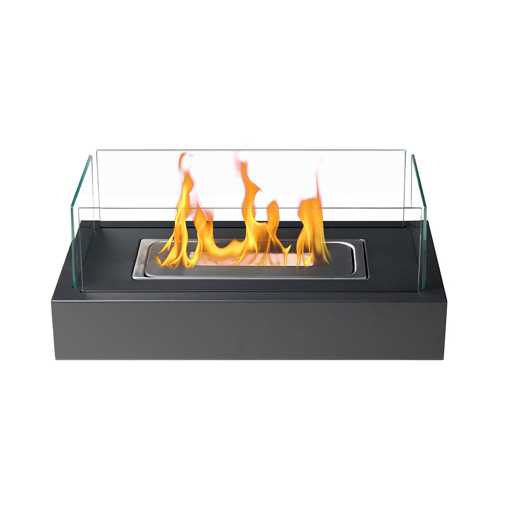 New Design Table Top Fire Pit Bowl Portable Mini Indoor Outdoor Fireplace Mini Fire Pit Free Standing  Glass Fireplace