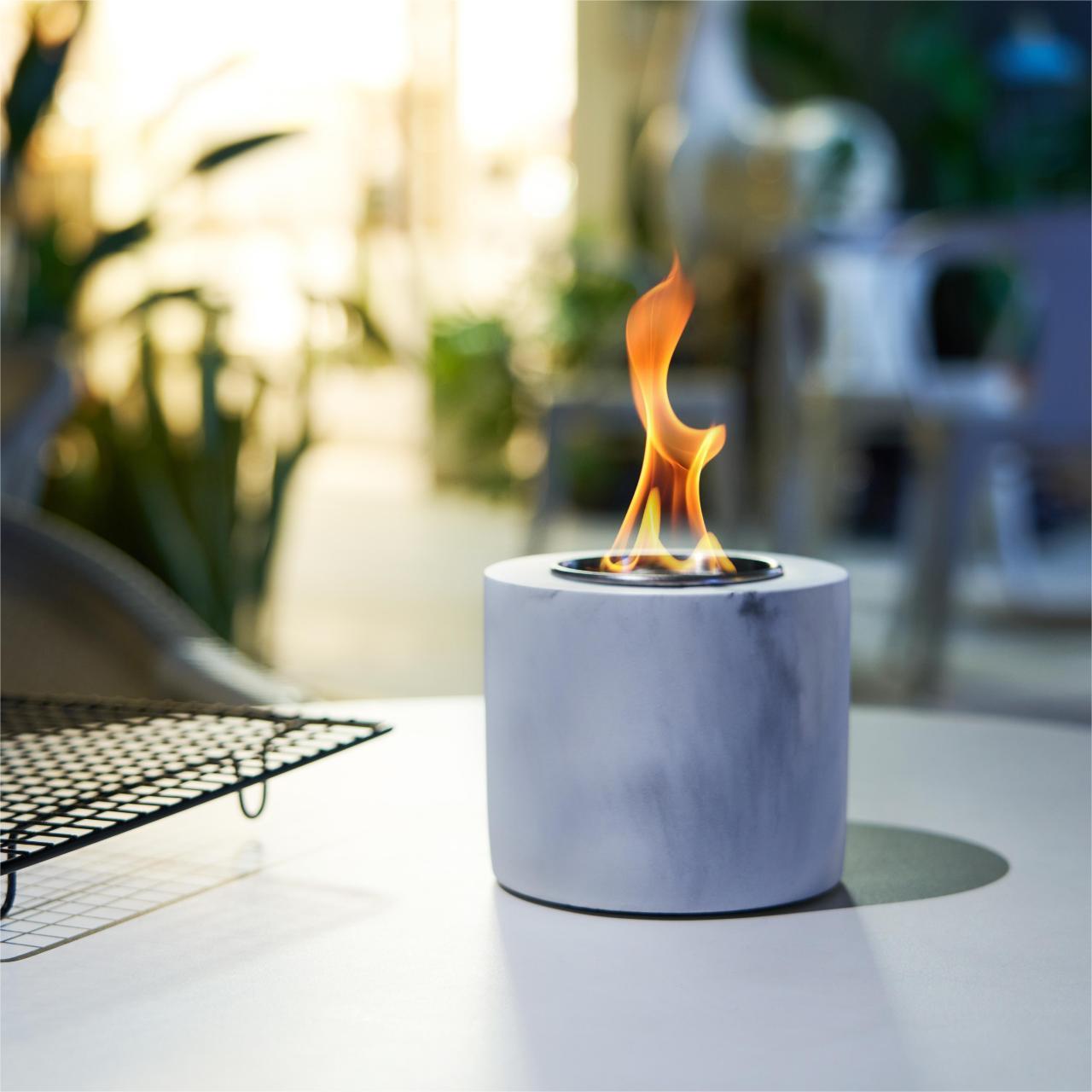 Mini Tabletop Ethanol Fireplace Table top Fire Pit bowl Desktop Bio Fuel fireplace Smores Maker portable Tabletop Fire Pit