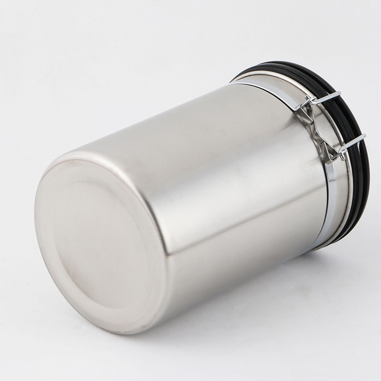 Hot selling Coffee Container Airtight Coffee Storage Stainless Steel Canister with CO2 Valve Filters