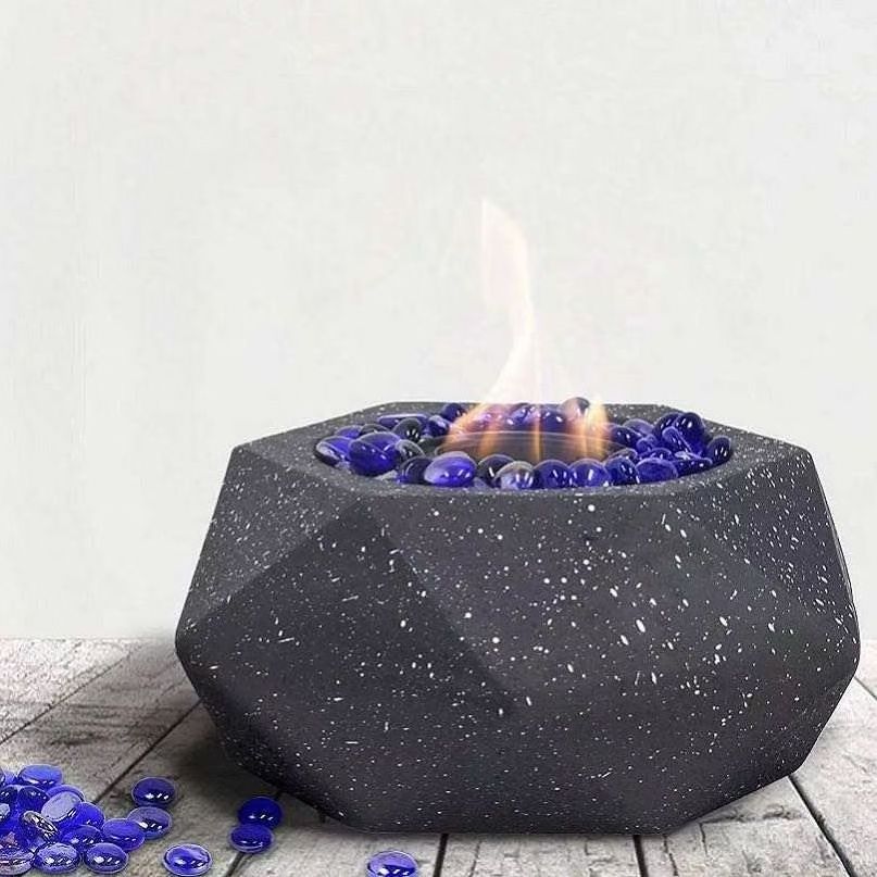 SUNBOW Large table top fire pit bowl New original personal tabletop fireplace portable fire bowl tabletop bio ethanol fireplace