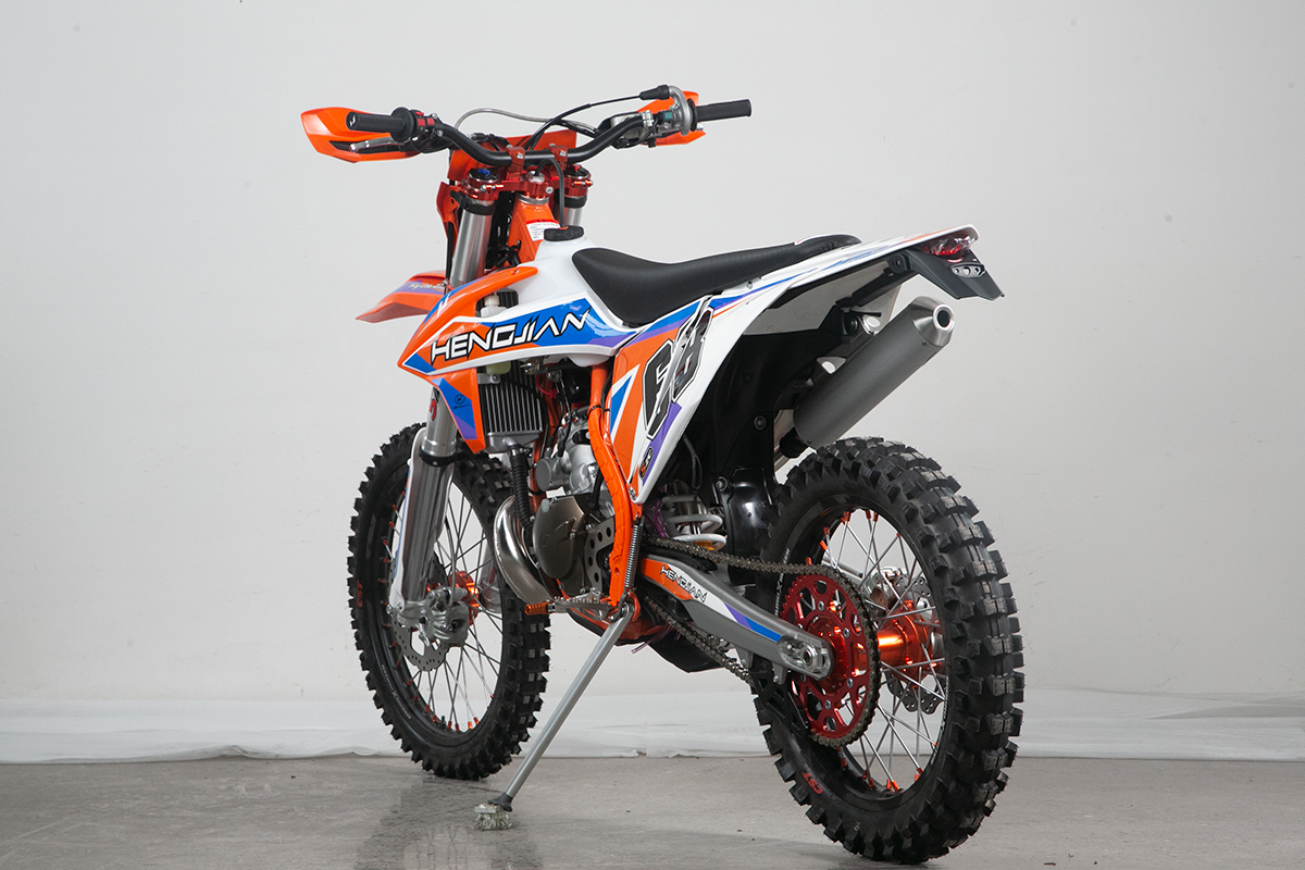 Hengjian Cross-country Moto Enduro Trail Dirt Bike 250cc 2T Off-road Motorcycle