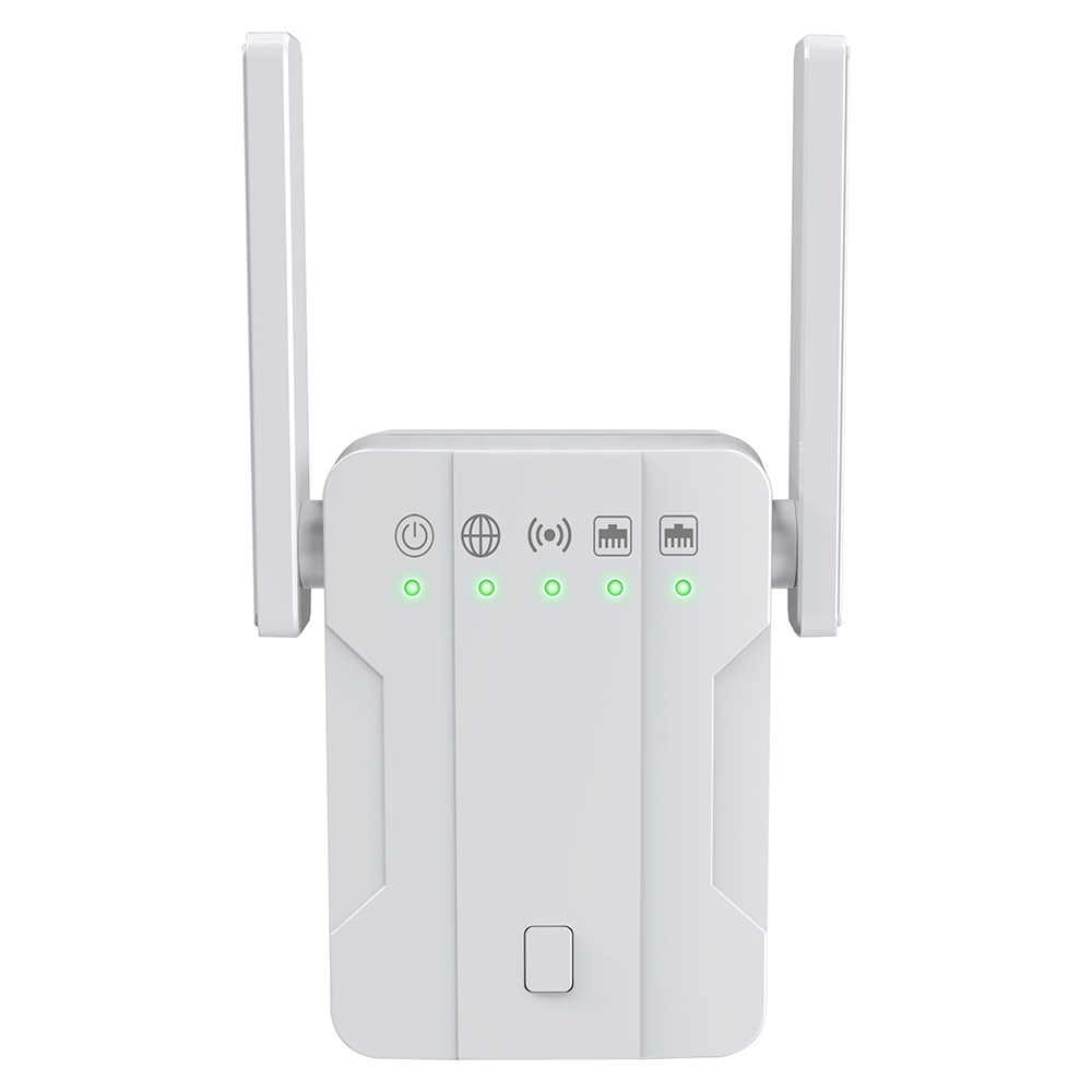 2 WIFI Antenna WIFI Booster 300m 100m Dual Band Wireless Extender 2.4G 5.8GHz 1200Mpbs WiFi Repeater