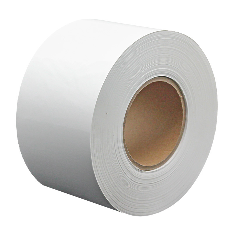 Semi Gloss Coated paper Thermal transfer Jumbo Rolls Self Adhesive Sticker Label  Semi-gloss Paper Jumbo Rolls flexography