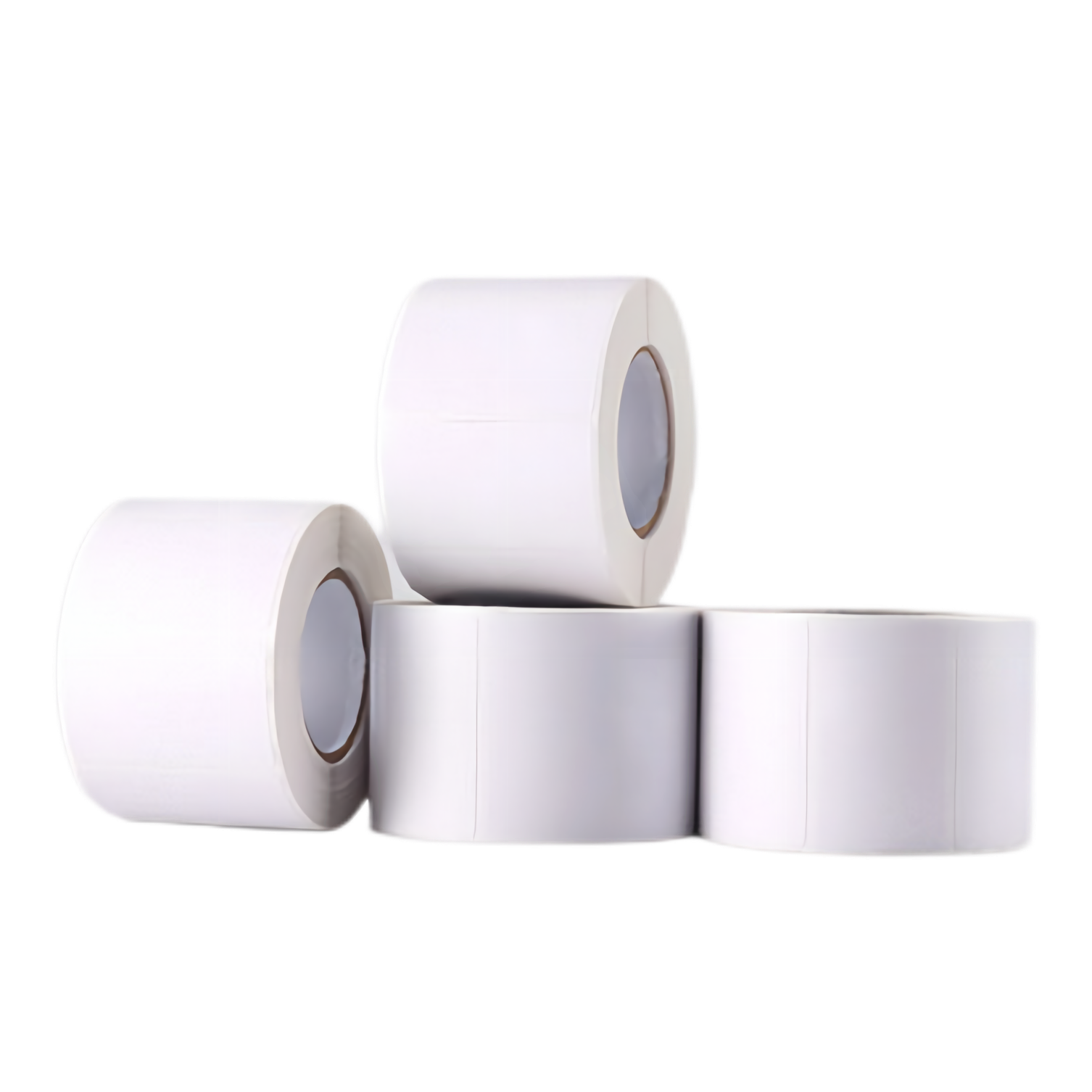 Synthetic PP Acrylic 60gsm White Glassine liner sticker product labels roll paper adhesive