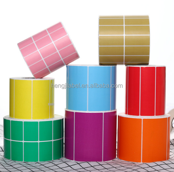 Semi Gloss Coated paper Thermal transfer Jumbo Rolls Self Adhesive Sticker Label  Semi-gloss Paper Jumbo Rolls flexography