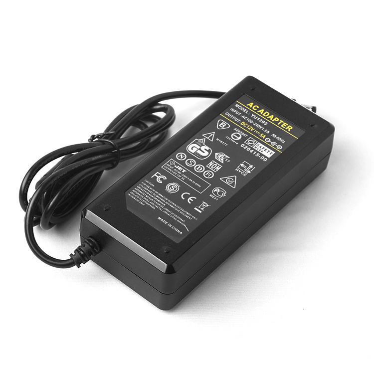 12V 5A power adapter 1 to 5 Ports Power Splitter CCTV Camera AC Adapter Power Supply Box For The CCTV Camera