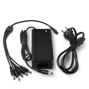 12V 5A power adapter 1 to 5 Ports Power Splitter CCTV Camera AC Adapter Power Supply Box For The CCTV Camera