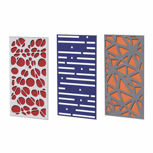 HENGJIU screens & room dividers PET sound proofing 100% polyester acoustic panel screen office room shelf dividers