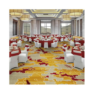 HJ custom wool carpet Fire Resistant Luxury Ballroom Banquet Hall Broadloom Cinema Wall to Wall Wool Hotel Casino Carpet