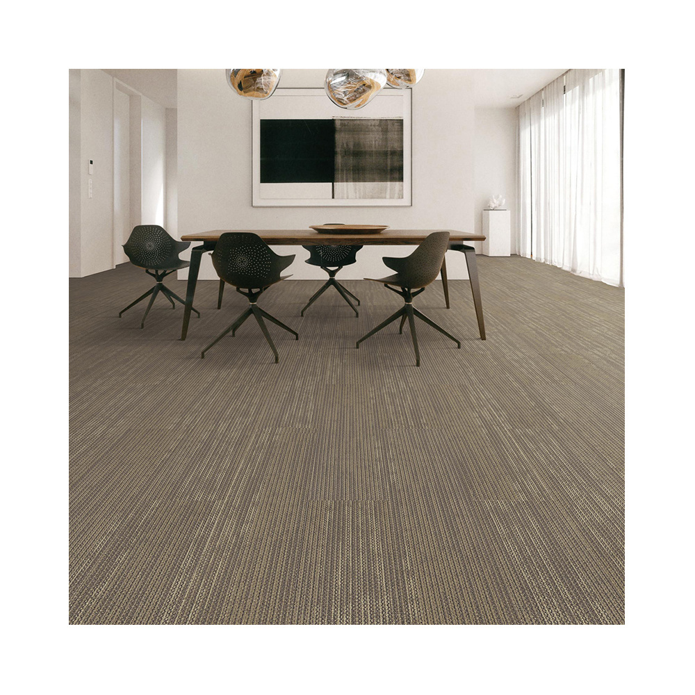 HENGJIU Nylon Whole House carpet tiles 600mm x 600mm Full Color Plush Carpet Tiles Office Carpet