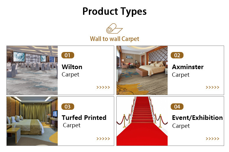 HJ custom wool carpet Fire Resistant Luxury Ballroom Banquet Hall Broadloom Cinema Wall to Wall Wool Hotel Casino Carpet