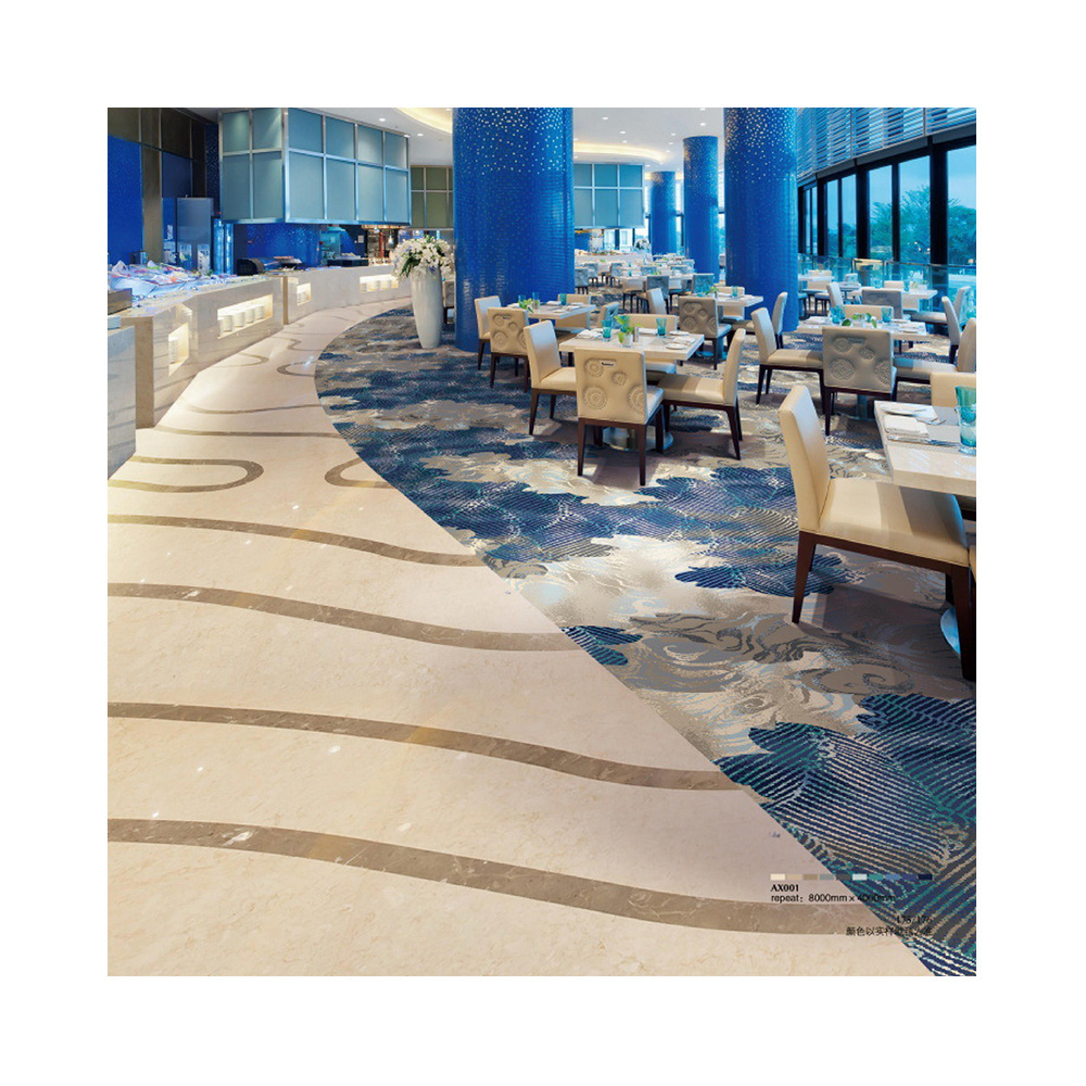 HJ Custom woolen carpet 5 Star Hotel Luxury Modern European Large wall-to-wall carpet for Banquet Hall floor Axminster Carpet