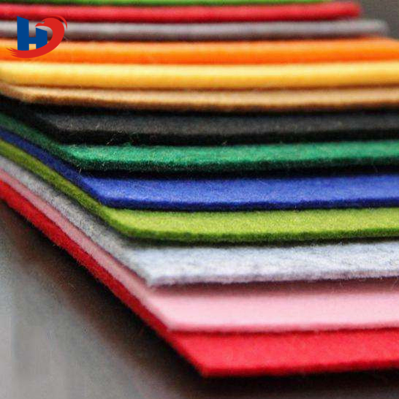 HJ 230 gsm - 580 gsm Tennis Ball Felt Material Custom Design Needle Punched Felt Fabric for padel ball woven felt