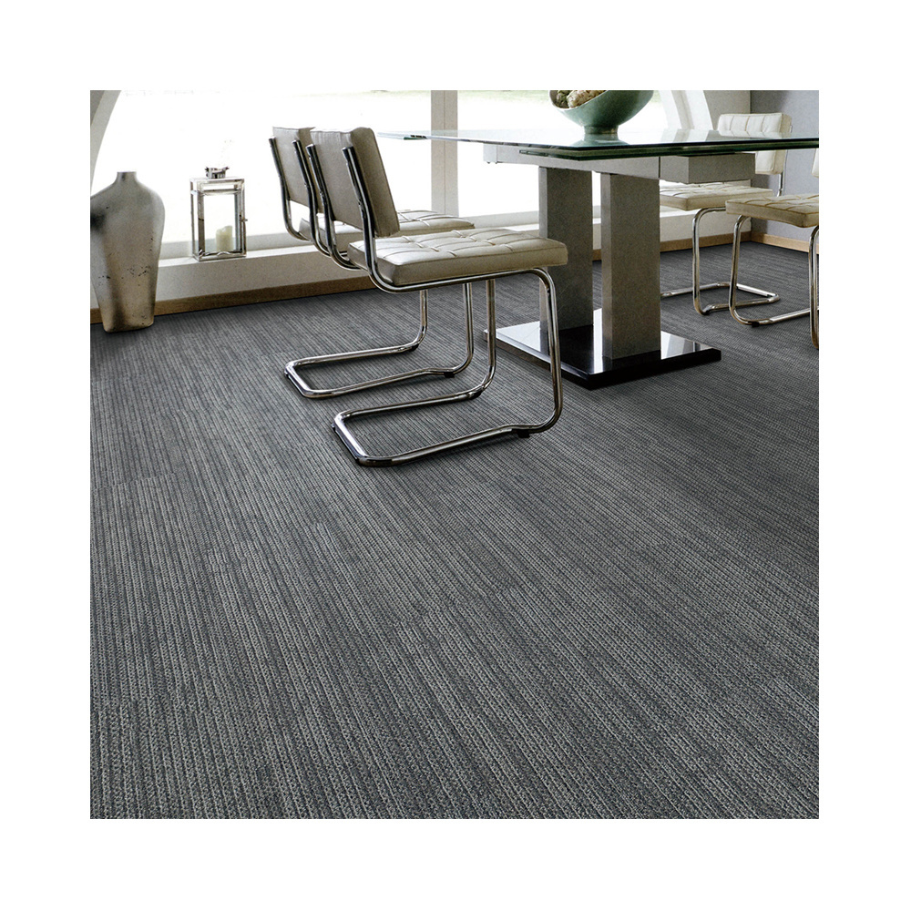 HENGJIU Nylon Whole House carpet tiles 600mm x 600mm Full Color Plush Carpet Tiles Office Carpet