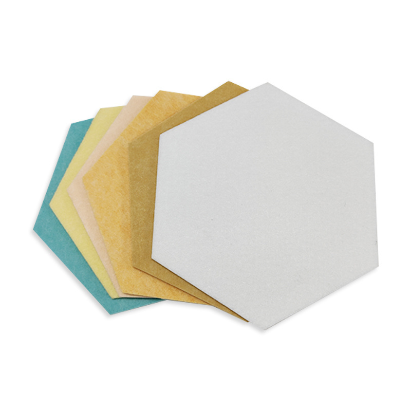 HENGJIU Customized Hexagon Acoustic Panels Beveled Edge Sound Proof Foam Panels for home theater pyramid