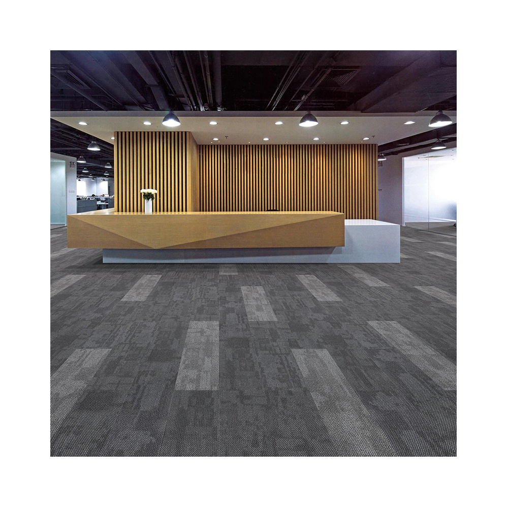 HENGJIU Nylon Whole House carpet tiles 600mm x 600mm Full Color Plush Carpet Tiles Office Carpet