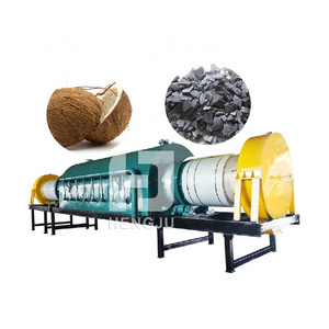 Industrial charcoal vertical activated wood charcoal carbonization furnace for bamboo