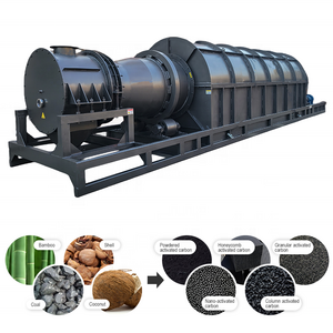 Mini coconut shell activated charcoal activated carbon machine wood activated carbon making machine activated rotary kiln