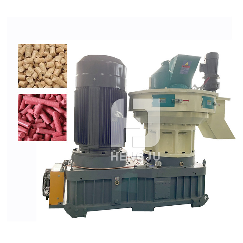 Vertical Ring Die Pellet Machine Straw Pellet Production Line Wood Sawdust Pellet Machine