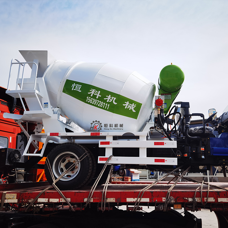 Manufacturer customized mixer truck, engineering machine, self feeding micro concrete mixer truck