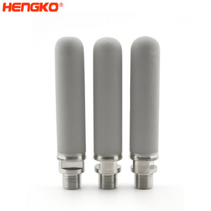 Customized size powering micron sintered  porous stainless steel water air filter cartridge for  liquid oil filtration system