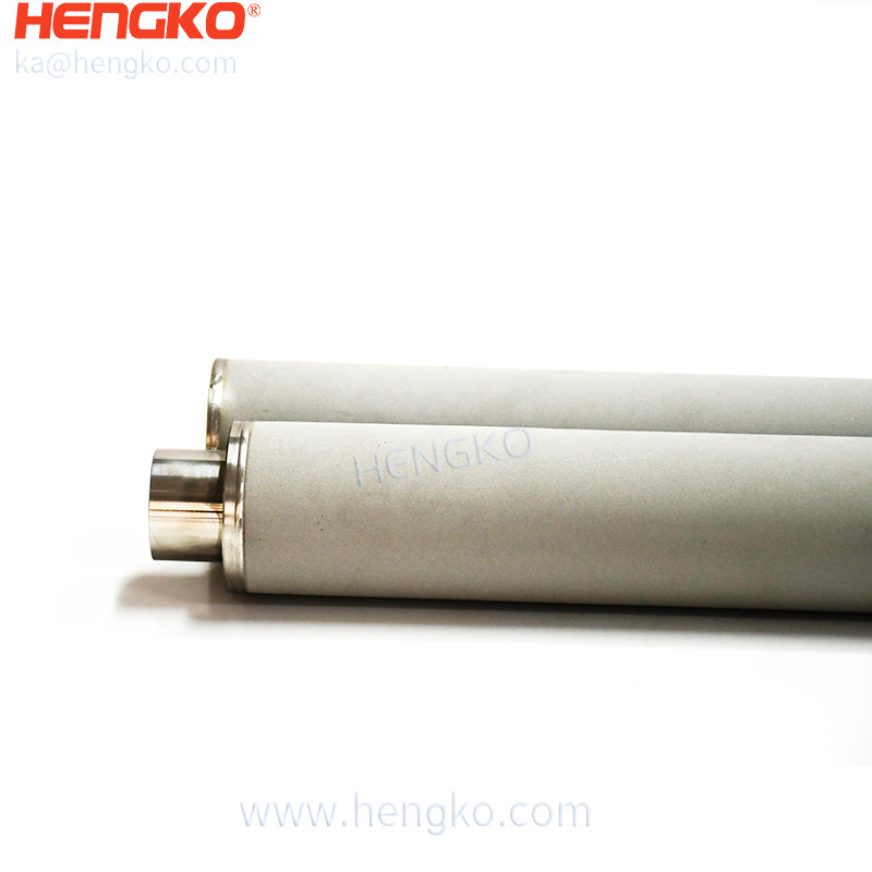 HENGKO Sintered Stainless Steel Air Diffuser Micro Nano Bubble Aeration Tubes Stone Filter