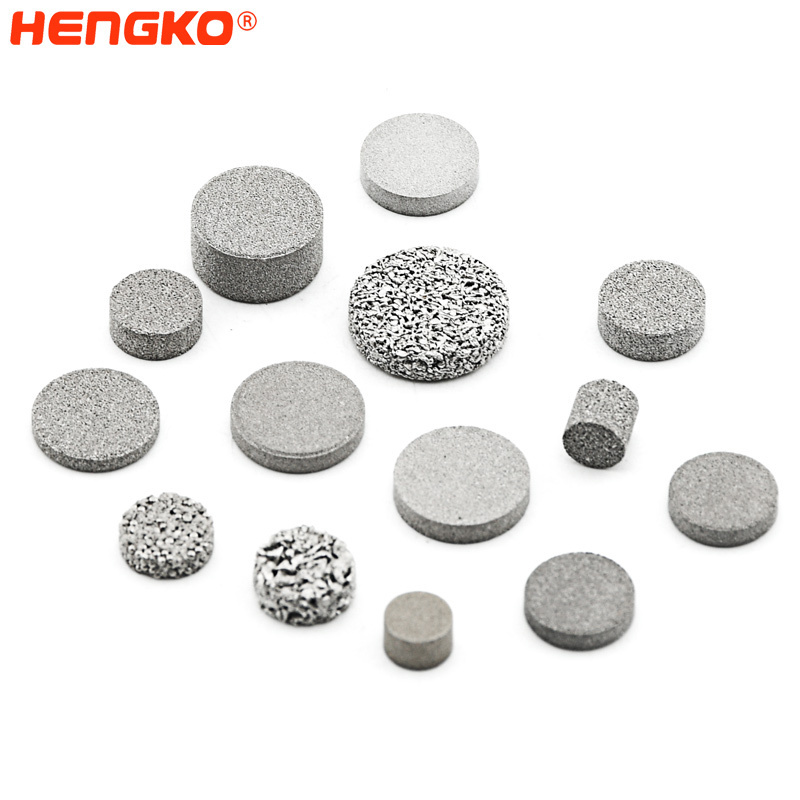 HENGKO sintered Porous powder stainless steel filter 316 316L  plate tube disc cartridge