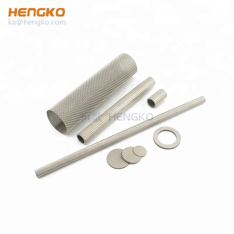 HENGKO Factory 5 to 300 Microns Multilayer Wire Mesh Sintered Stainless Steel Water Filter mesh