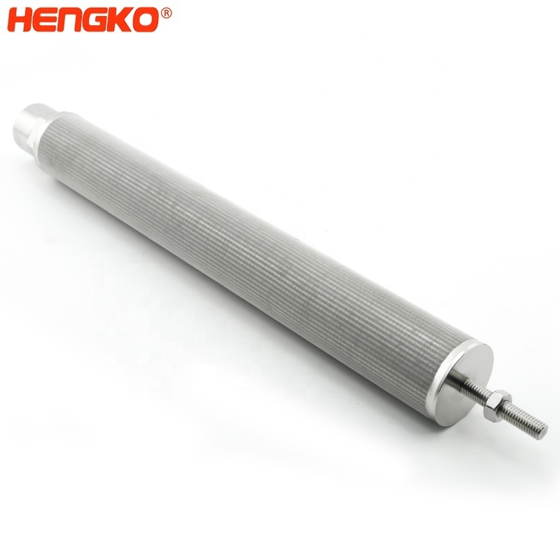 HNEGKO 10 25 50 Microns Powder Sintered Stainless Steel Wire Mesh Filter Tube Cartridge