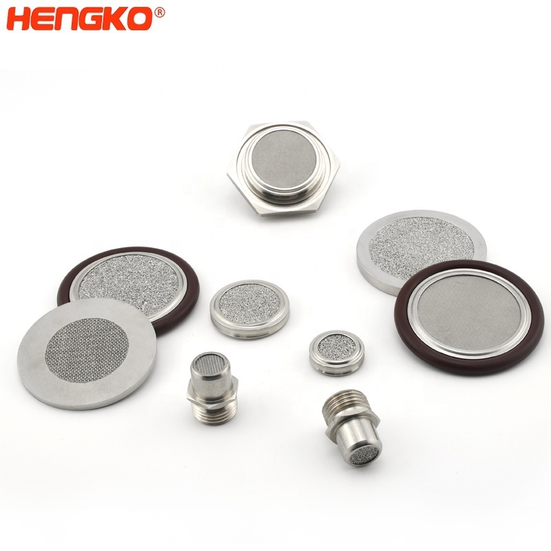 HENGKO sintered Porous powder stainless steel filter 316 316L  plate tube disc cartridge