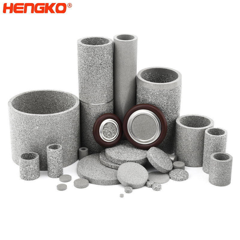 Factory 0.1 0.3 0.5 5 22 50 100 300 Micron Filter Tubes Disc Plate Mesh Micro 316L Sintered Stainless Steel Filter Cartridges