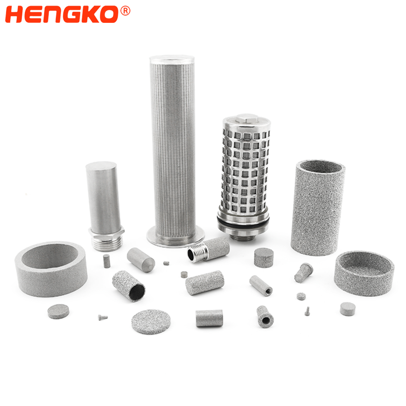 Factory 0.1 0.3 0.5 5 22 50 100 300 Micron Filter Tubes Disc Plate Mesh Micro 316L Sintered Stainless Steel Filter Cartridges