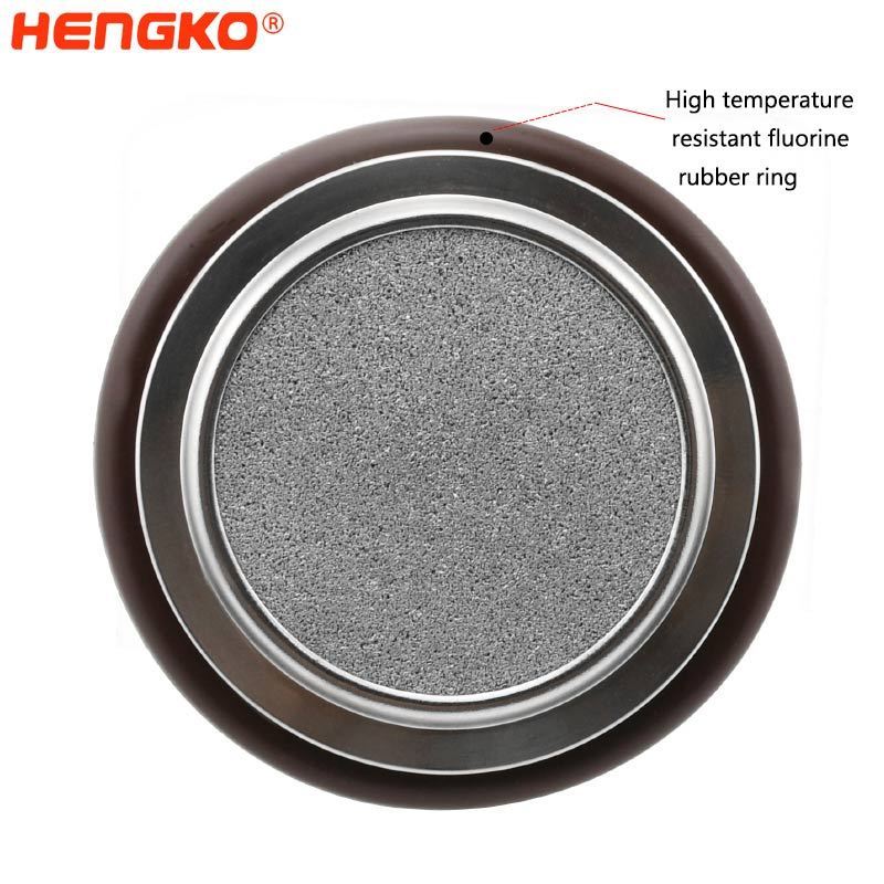 HENGKO Vacuum fittings stainless steel KF centering rings  sintered metal filter porous disc filter  for vacuum system