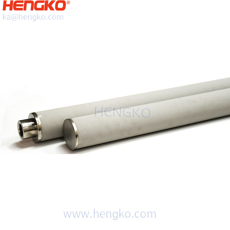 HENGKO Sintered Stainless Steel Air Diffuser Micro Nano Bubble Aeration Tubes Stone Filter