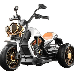 Best-selling children's toys One-click start children's charging motorcycle with Bluetooth power display